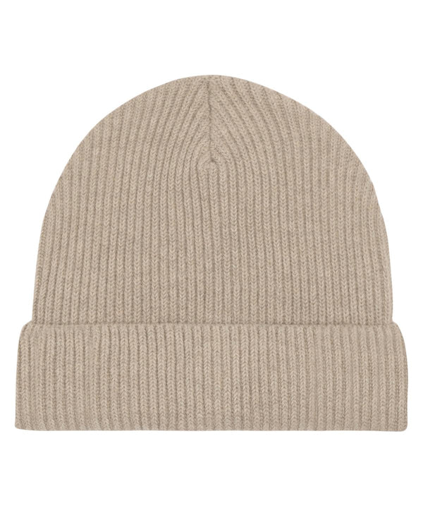 Heather Sand - Fisherman beanie in unisex fit (STAU771) Hats Stanley/Stella Exclusives, Headwear, New Colours For 2022, New In Autumn Winter, New In Mid Year, Organic & Conscious, Raladeal - Stanley Stella, Stanley/ Stella, Winter Essentials Schoolwear Centres