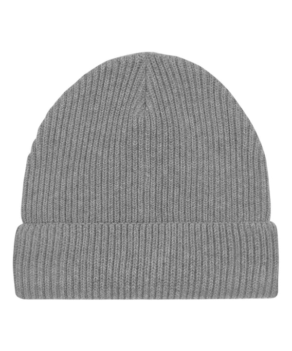 Mid Heather Grey - Fisherman beanie in unisex fit (STAU771) Hats Stanley/Stella Exclusives, Headwear, New Colours For 2022, New In Autumn Winter, New In Mid Year, Organic & Conscious, Raladeal - Stanley Stella, Stanley/ Stella, Winter Essentials Schoolwear Centres