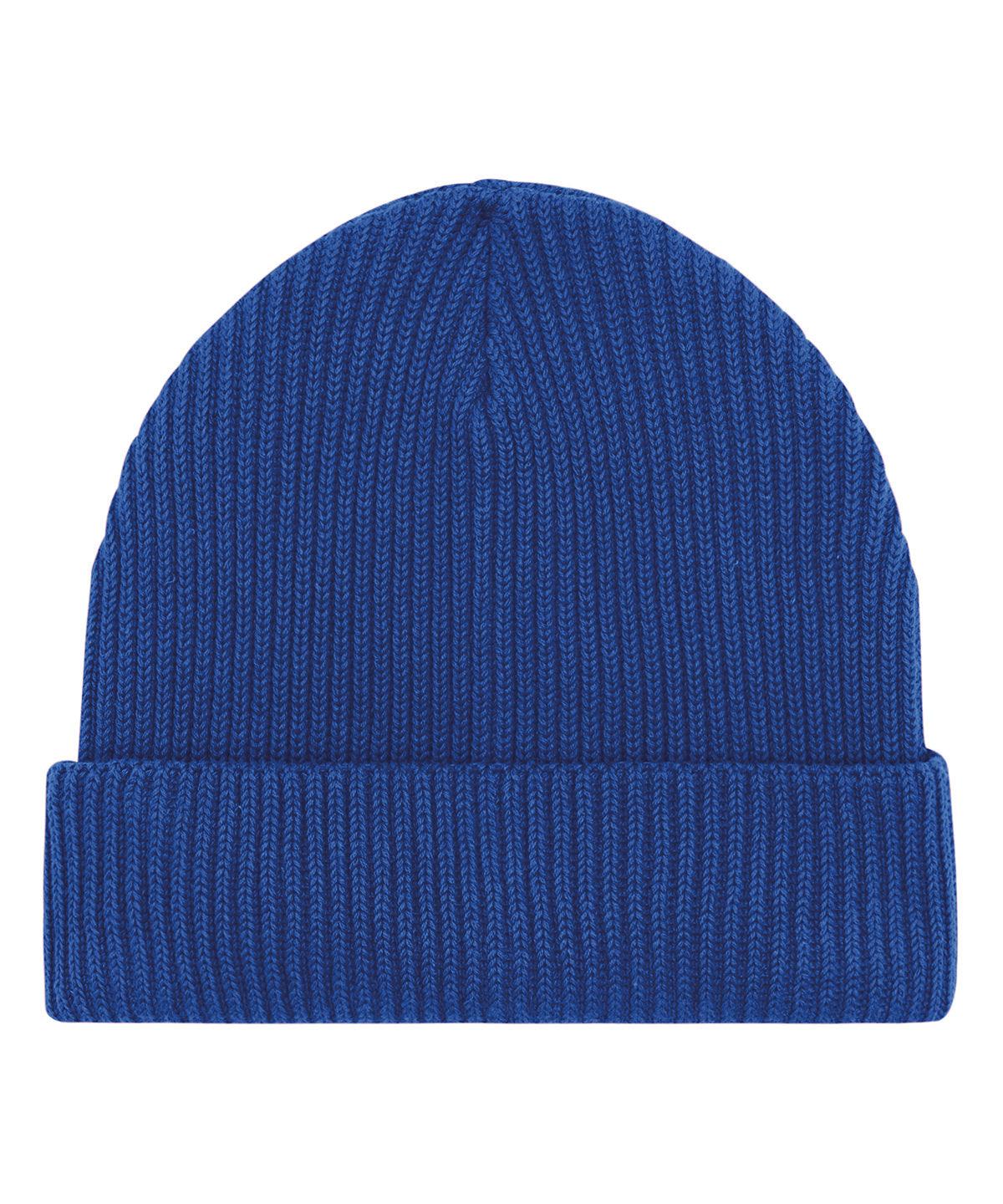 Worker Blue - Fisherman beanie in unisex fit (STAU771) Hats Stanley/Stella Exclusives, Headwear, New Colours For 2022, New In Autumn Winter, New In Mid Year, Organic & Conscious, Raladeal - Stanley Stella, Stanley/ Stella, Winter Essentials Schoolwear Centres