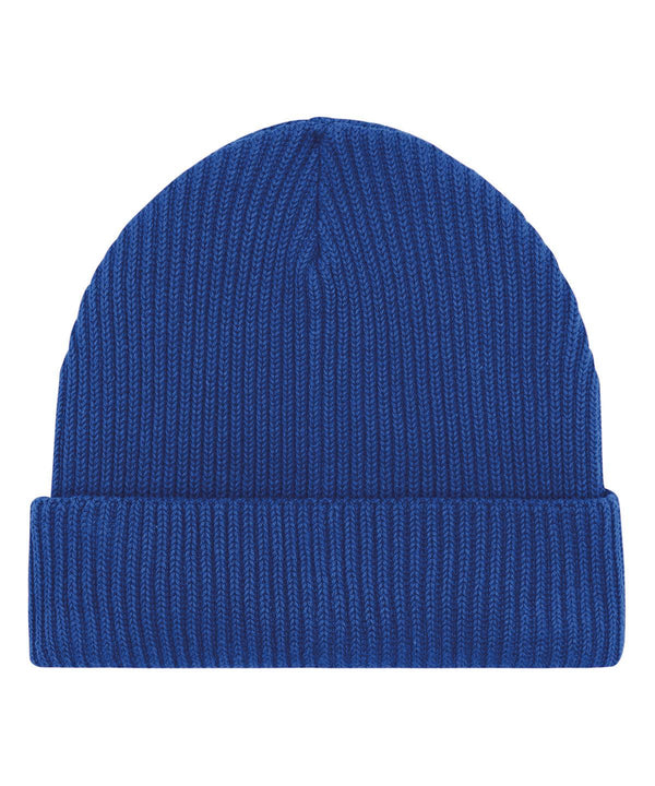 Worker Blue - Fisherman beanie in unisex fit (STAU771) Hats Stanley/Stella Exclusives, Headwear, New Colours For 2022, New In Autumn Winter, New In Mid Year, Organic & Conscious, Raladeal - Stanley Stella, Stanley/ Stella, Winter Essentials Schoolwear Centres