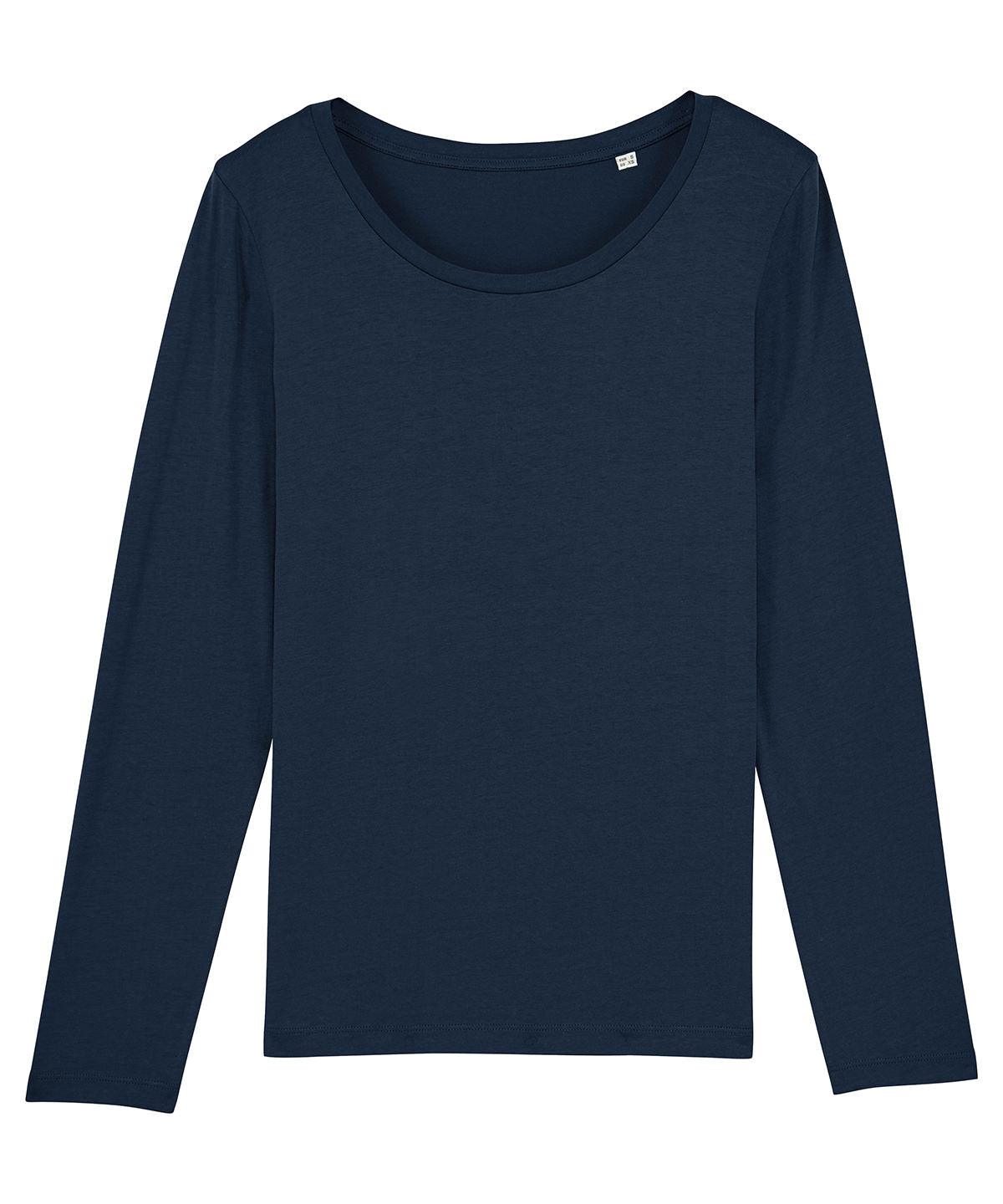 French Navy - Stella Singer women's long sleeve t-shirt (STTW021) T-Shirts Stanley/Stella Exclusives, New Styles For 2022, Organic & Conscious, Stanley/ Stella, T-Shirts & Vests, Women's Fashion Schoolwear Centres