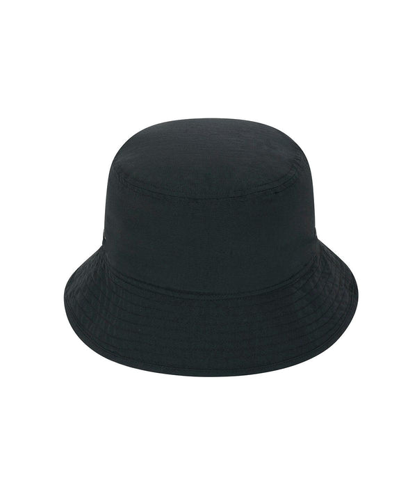 Black - Bucket hat taslan (STAU848) Hats Stanley/Stella Exclusives, Headwear, New Styles For 2022, Organic & Conscious, Stanley/ Stella Schoolwear Centres