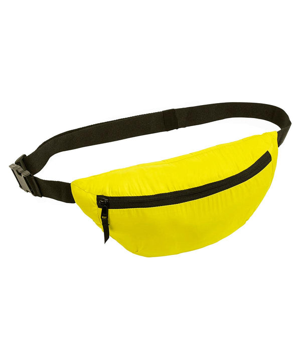 Lime Flash Lightweight hip bag with 100 recycled fabric STAU890 Schoolwear Centres