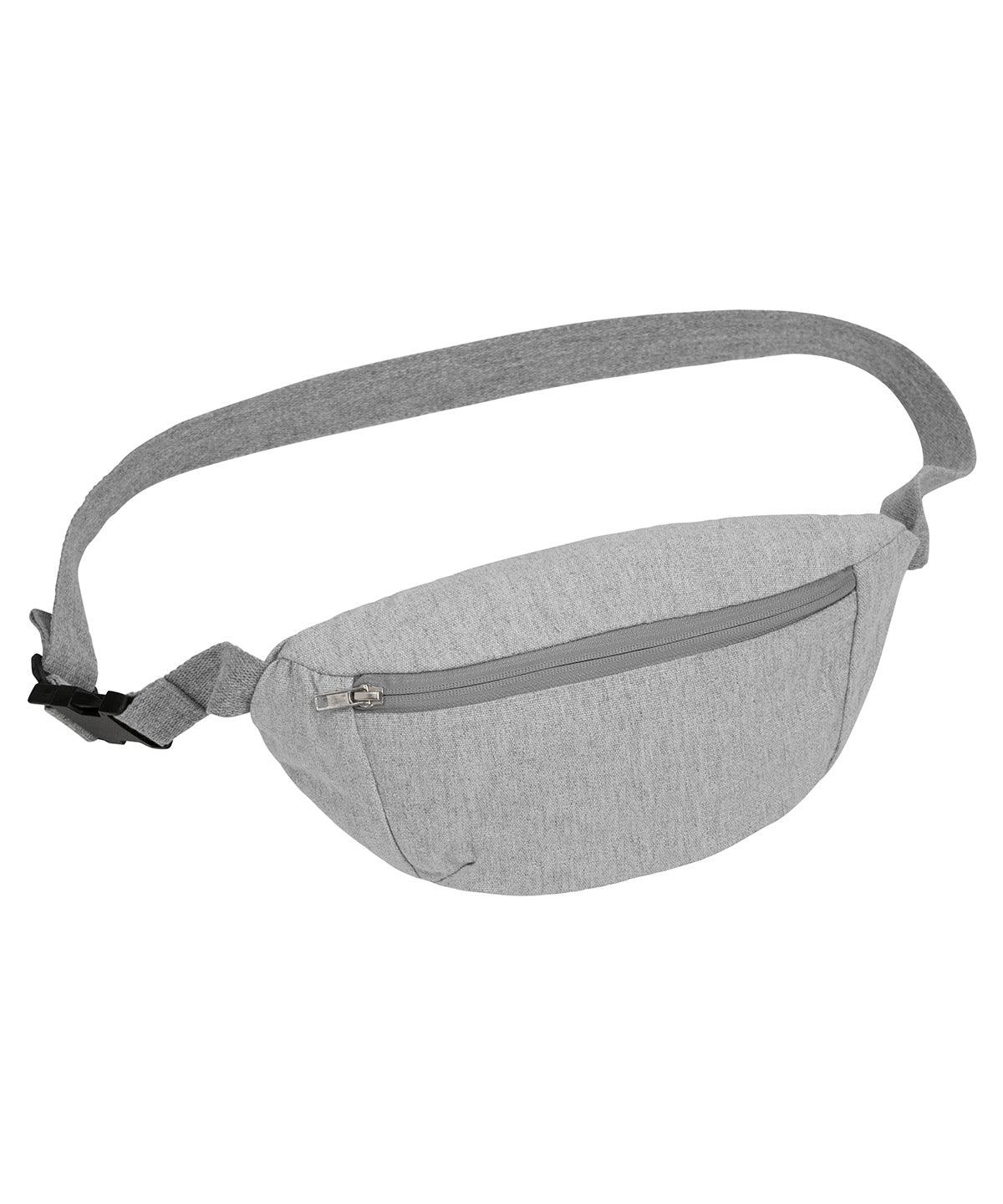 Heather Grey - Hip bag with canvas fabric (STAU891) Bags Stanley/Stella Bags & Luggage, Exclusives, New Styles For 2022, Organic & Conscious, Stanley/ Stella Schoolwear Centres