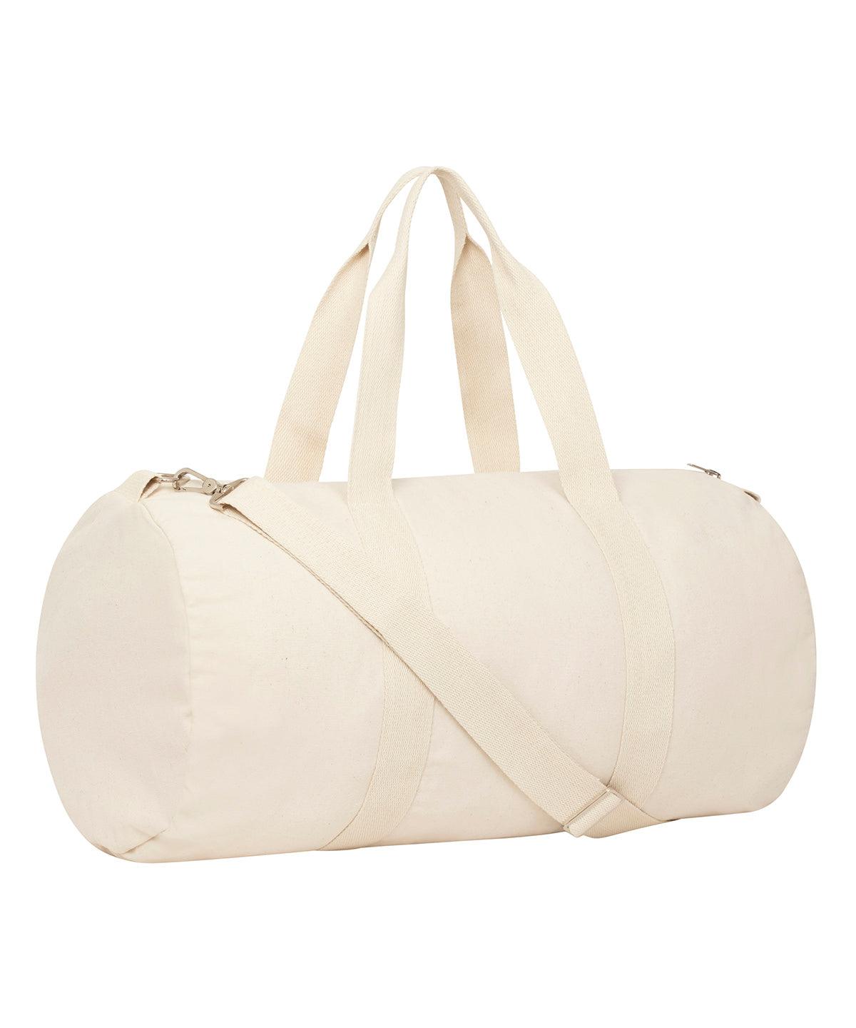 Natural - Duffle bag with canvas fabric (STAU892) Bags Stanley/Stella Bags & Luggage, Exclusives, New Styles For 2022, Organic & Conscious, Stanley/ Stella Schoolwear Centres