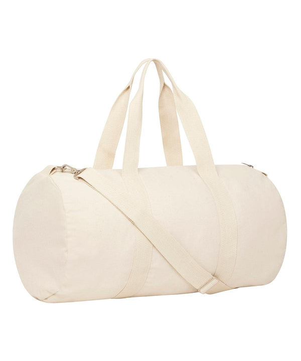 Natural - Duffle bag with canvas fabric (STAU892) Bags Stanley/Stella Bags & Luggage, Exclusives, New Styles For 2022, Organic & Conscious, Stanley/ Stella Schoolwear Centres