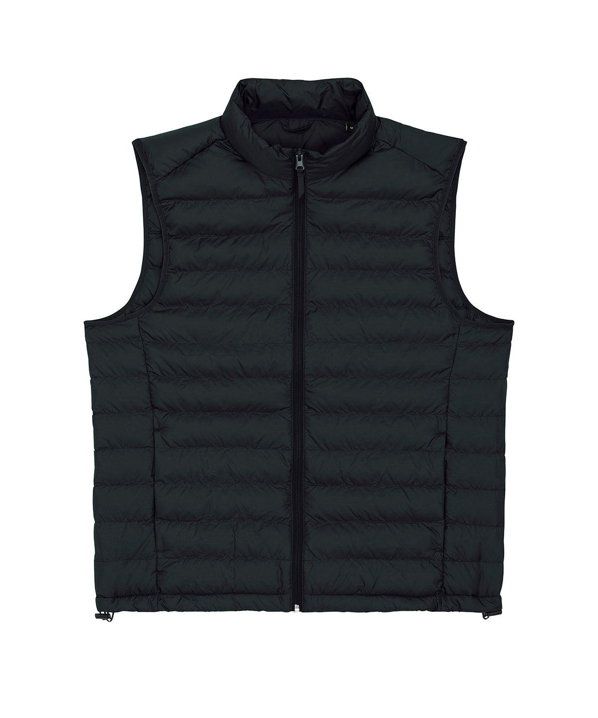 Black - Stanley Climber versatile sleeveless jacket (STJM836) Body Warmers Stanley/Stella Exclusives, Gilets and Bodywarmers, Jackets & Coats, New Styles For 2022, Organic & Conscious, Stanley/ Stella Schoolwear Centres