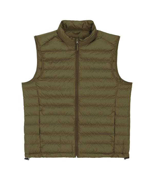 British Khaki - Stanley Climber versatile sleeveless jacket (STJM836) Body Warmers Stanley/Stella Exclusives, Gilets and Bodywarmers, Jackets & Coats, New Styles For 2022, Organic & Conscious, Stanley/ Stella Schoolwear Centres