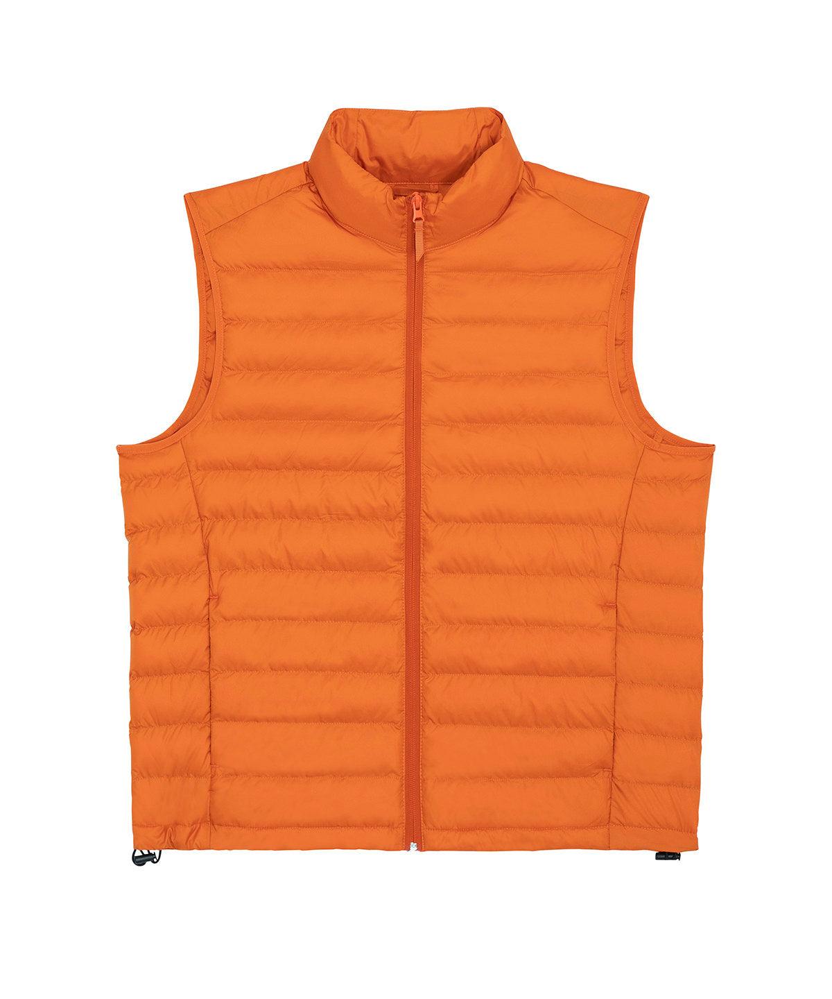 Flame Orange - Stanley Climber versatile sleeveless jacket (STJM836) Body Warmers Stanley/Stella Exclusives, Gilets and Bodywarmers, Jackets & Coats, New Styles For 2022, Organic & Conscious, Stanley/ Stella Schoolwear Centres