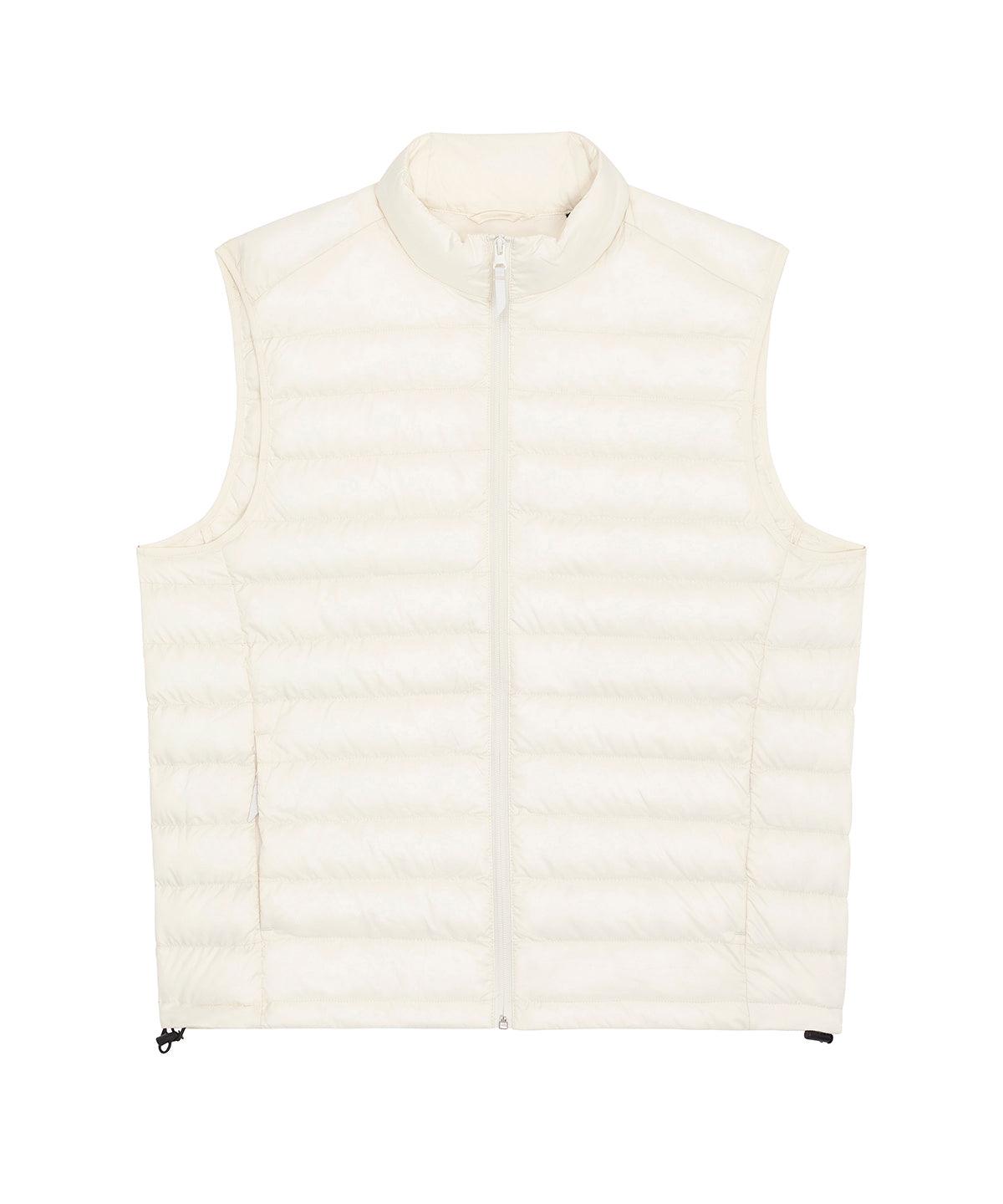 Off White - Stanley Climber versatile sleeveless jacket (STJM836) Body Warmers Stanley/Stella Exclusives, Gilets and Bodywarmers, Jackets & Coats, New Styles For 2022, Organic & Conscious, Stanley/ Stella Schoolwear Centres