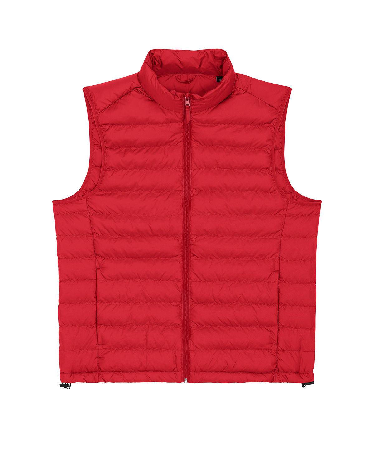 Red - Stanley Climber versatile sleeveless jacket (STJM836) Body Warmers Stanley/Stella Exclusives, Gilets and Bodywarmers, Jackets & Coats, New Styles For 2022, Organic & Conscious, Stanley/ Stella Schoolwear Centres