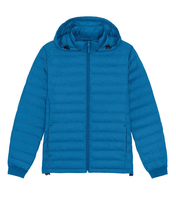 Royal Blue - Stanley Voyager jacket with removable hood (STJM837) Jackets Stanley/Stella Exclusives, Jackets & Coats, New Styles For 2022, Organic & Conscious, Padded Perfection, Stanley/ Stella Schoolwear Centres