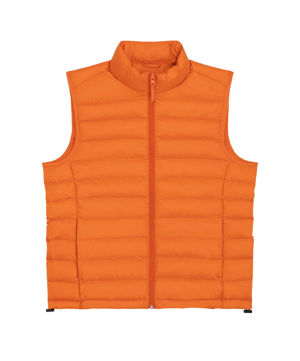 Flame Orange - Stella Climber versatile sleeveless jacket (STJW838) Body Warmers Stanley/Stella Exclusives, Gilets and Bodywarmers, Jackets & Coats, New Styles For 2022, Organic & Conscious, Stanley/ Stella Schoolwear Centres