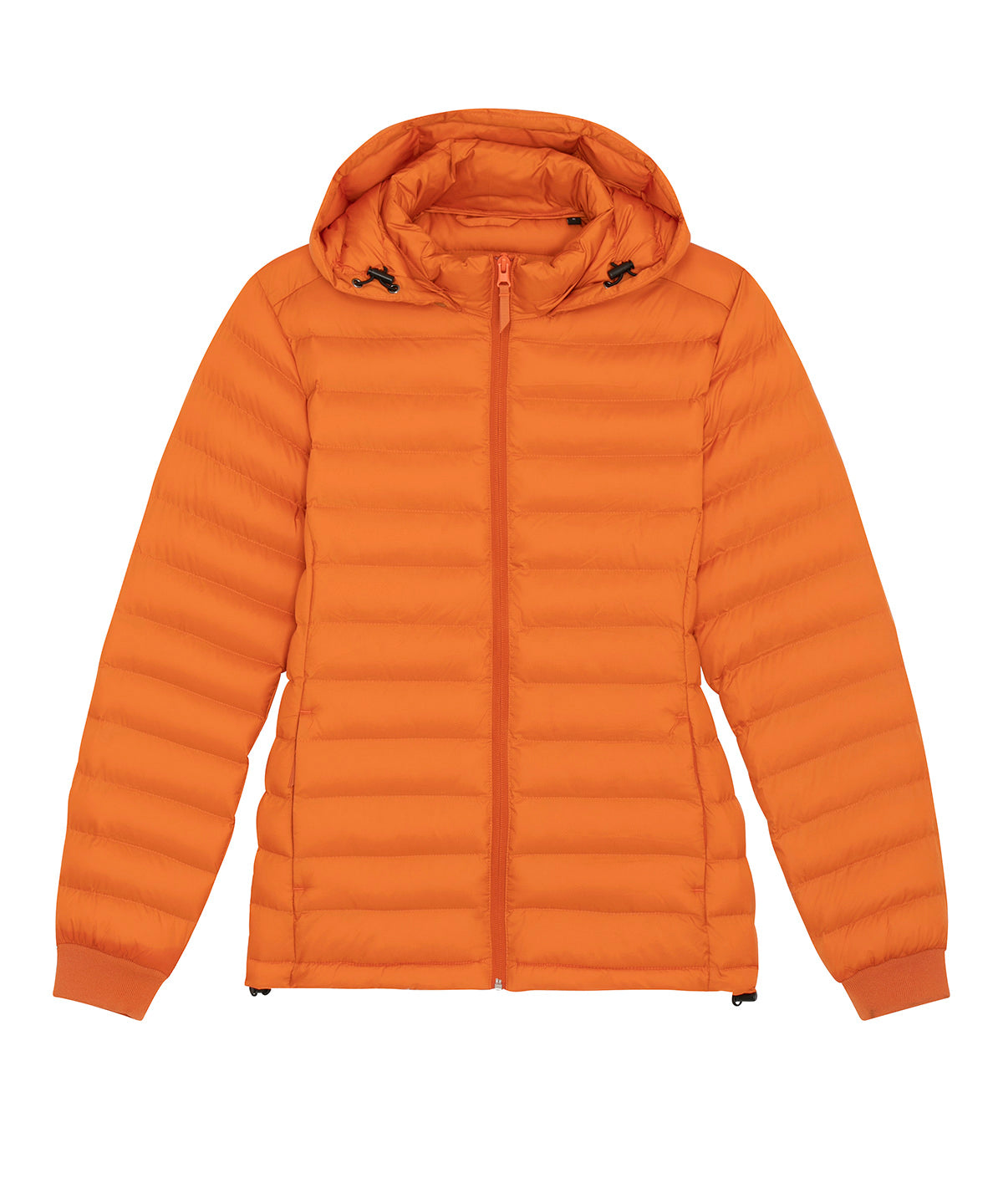 Flame Orange - Stella Voyager jacket with removable hood (STJW839) Jackets Stanley/Stella Exclusives, Jackets & Coats, New Styles For 2022, Organic & Conscious, Padded Perfection, Stanley/ Stella Schoolwear Centres