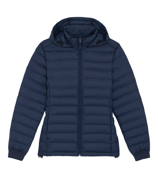 French Navy - Stella Voyager jacket with removable hood (STJW839) Jackets Stanley/Stella Exclusives, Jackets & Coats, New Styles For 2022, Organic & Conscious, Padded Perfection, Stanley/ Stella Schoolwear Centres