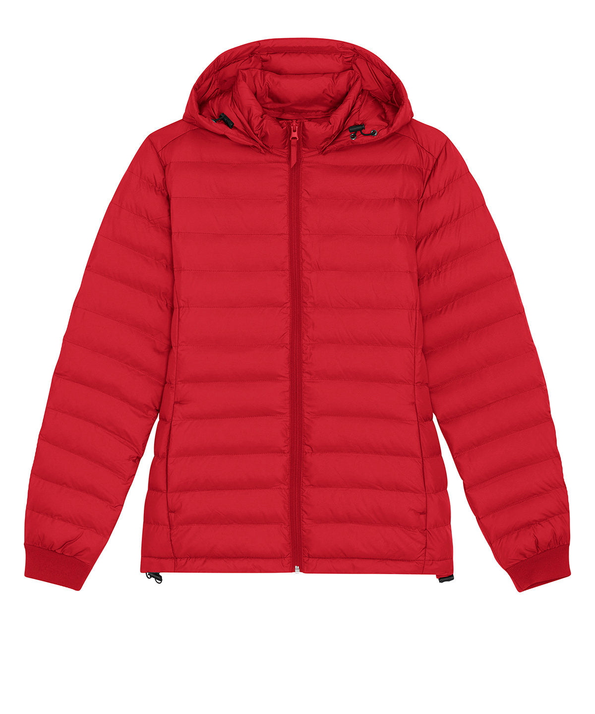 Red - Stella Voyager jacket with removable hood (STJW839) Jackets Stanley/Stella Exclusives, Jackets & Coats, New Styles For 2022, Organic & Conscious, Padded Perfection, Stanley/ Stella Schoolwear Centres