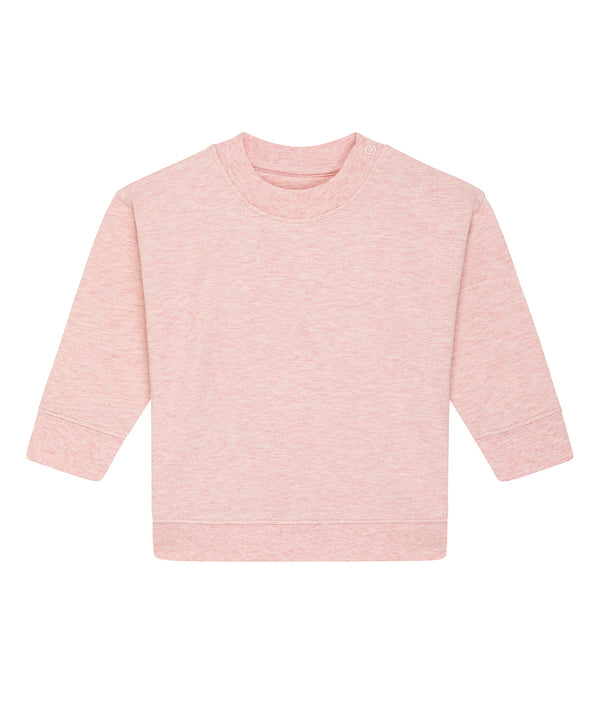 Cream Heather Pink - Baby Changer terry crew neck sweatshirt (STSB920) Sweatshirts Stanley/Stella Baby & Toddler, Exclusives, Home Comforts, New Colours for 2023, New Styles For 2022, Organic & Conscious, Stanley/ Stella Schoolwear Centres