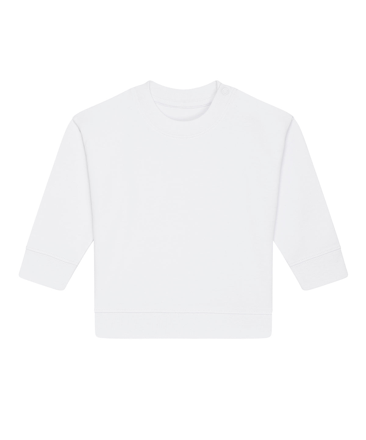 White - Baby Changer terry crew neck sweatshirt (STSB920) Sweatshirts Stanley/Stella Baby & Toddler, Exclusives, Home Comforts, New Colours for 2023, New Styles For 2022, Organic & Conscious, Stanley/ Stella Schoolwear Centres