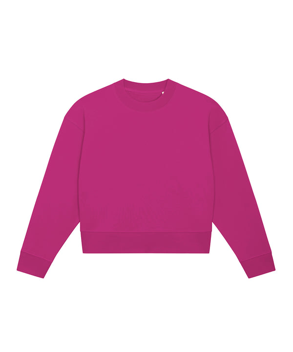 Orchid Flower - Stella Cropster terry women's cropped crew neck sweatshirt (STSW873) Sweatshirts Stanley/Stella Cropped, Exclusives, New Styles For 2022, Organic & Conscious, Stanley/ Stella, Sweatshirts Schoolwear Centres