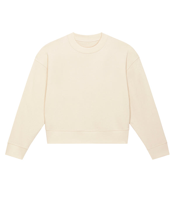 Natural Raw - Stella Cropster Wave Terry women's cropped crew neck sweatshirt (STSW874) Sweatshirts Stanley/Stella Co-ords, Cropped, Exclusives, New Styles For 2022, Organic & Conscious, Raladeal - Recently Added, Stanley/ Stella, Sweatshirts Schoolwear Centres