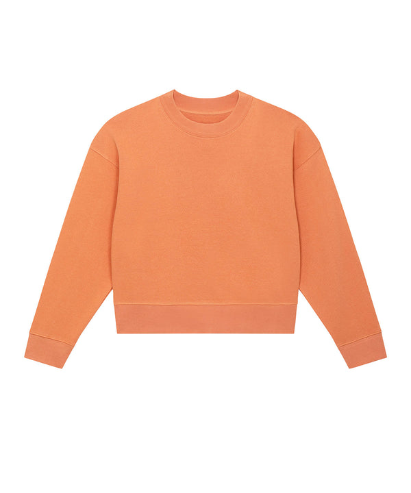 Volcano Stone - Stella Cropster Wave Terry women's cropped crew neck sweatshirt (STSW874) Sweatshirts Stanley/Stella Co-ords, Cropped, Exclusives, New Styles For 2022, Organic & Conscious, Raladeal - Recently Added, Stanley/ Stella, Sweatshirts Schoolwear Centres
