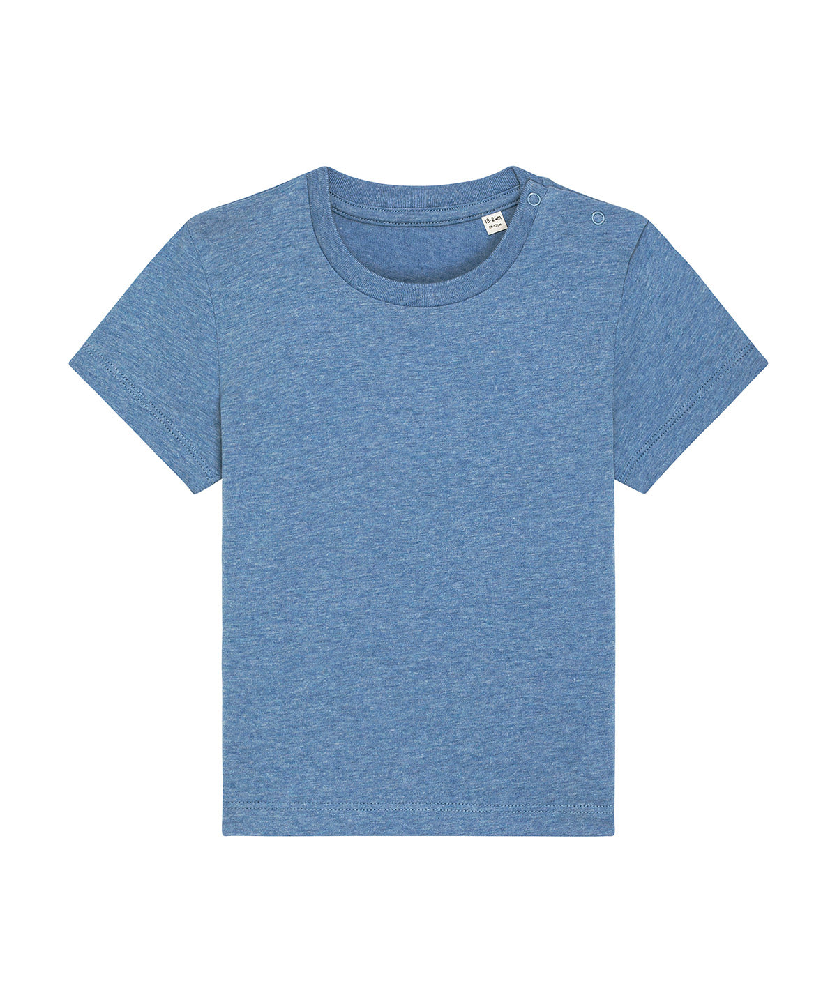 Mid Heather Blue - Baby Creator iconic babies' t-shirt (STTB918) T-Shirts Stanley/Stella Baby & Toddler, Exclusives, New Colours for 2023, New Styles For 2022, Organic & Conscious, Stanley/ Stella, T-Shirts & Vests Schoolwear Centres