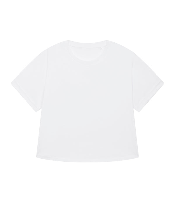 White - Stella Collider oversized women’s t-shirt (STTW089) T-Shirts Stanley/Stella Exclusives, New Styles For 2022, Organic & Conscious, Oversized, Stanley/ Stella, T-Shirts & Vests, Women's Fashion Schoolwear Centres