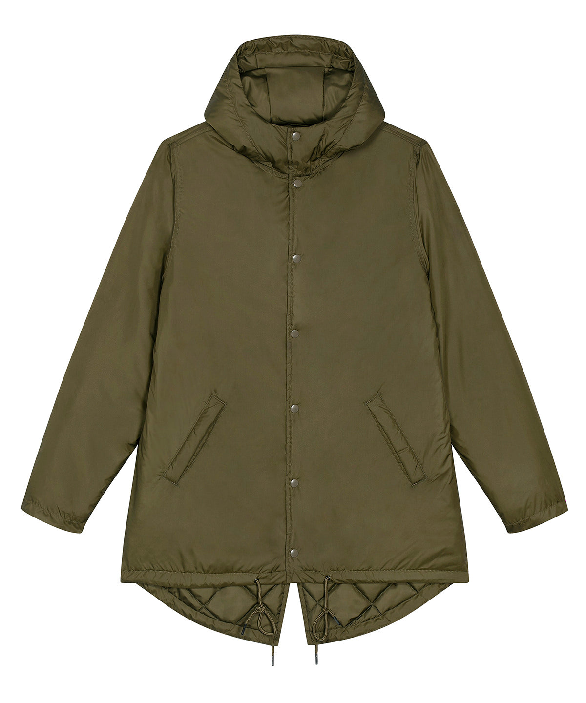 British Khaki - Unisex padded parka jacket (STJU841) Jackets Stanley/Stella Jackets & Coats, New in, Organic & Conscious, Padded & Insulation, Stanley/ Stella, Winter Essentials Schoolwear Centres