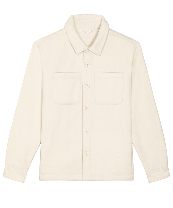 Natural - Unisex River shirt jacket (STJU845) Jackets Stanley/Stella Jackets & Coats, New in, Organic & Conscious, Stanley/ Stella, Winter Essentials Schoolwear Centres