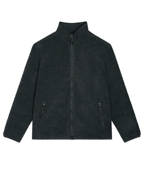 Black - Unisex Outsider sherpa jacket (STJU883) Jackets Stanley/Stella Jackets - Fleece, New in, Organic & Conscious, Sherpas, Stanley/ Stella, Winter Essentials Schoolwear Centres