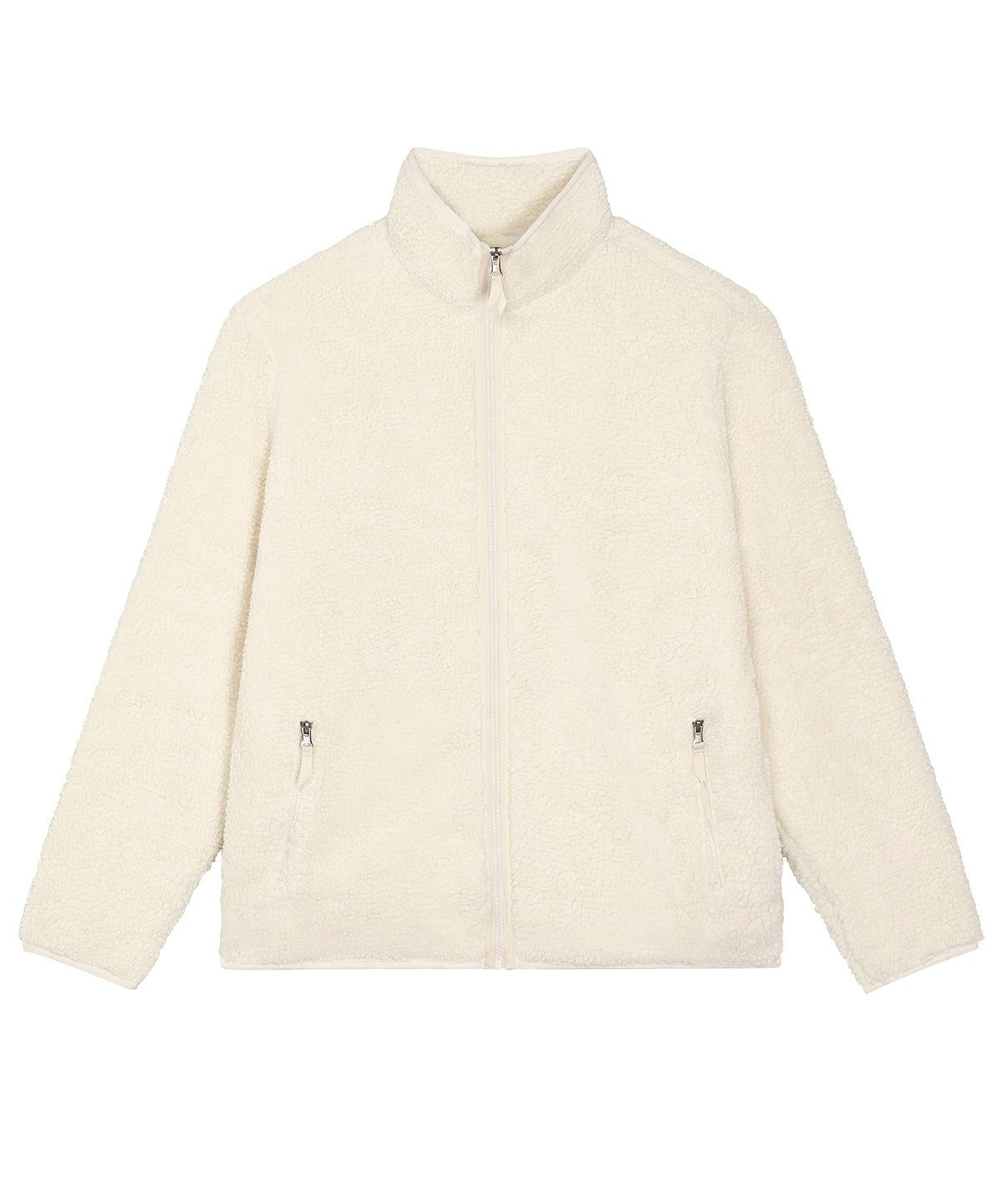 Natural - Unisex Outsider sherpa jacket (STJU883) Jackets Stanley/Stella Jackets - Fleece, New in, Organic & Conscious, Sherpas, Stanley/ Stella, Winter Essentials Schoolwear Centres