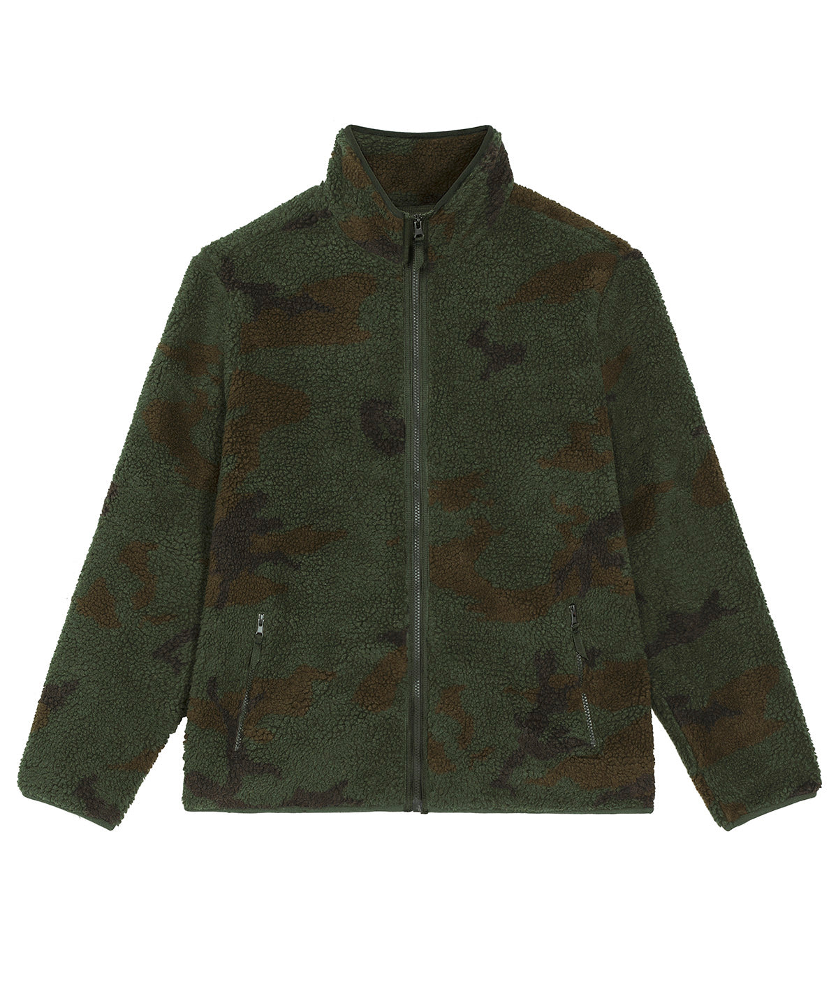 Camo Sherpa - Unisex Outsider AOP sherpa zip-through jacket (STJU949) Jackets Stanley/Stella Jackets - Fleece, New in, Organic & Conscious, Sherpas, Stanley/ Stella, Winter Essentials Schoolwear Centres