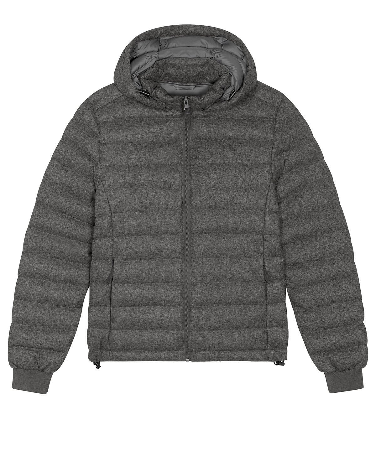 Dark Heather Grey - Stella Voyager wool-like padded jacket (STJW897) Jackets Stanley/Stella Jackets & Coats, New in, Organic & Conscious, Padded & Insulation, Stanley/ Stella, Winter Essentials Schoolwear Centres