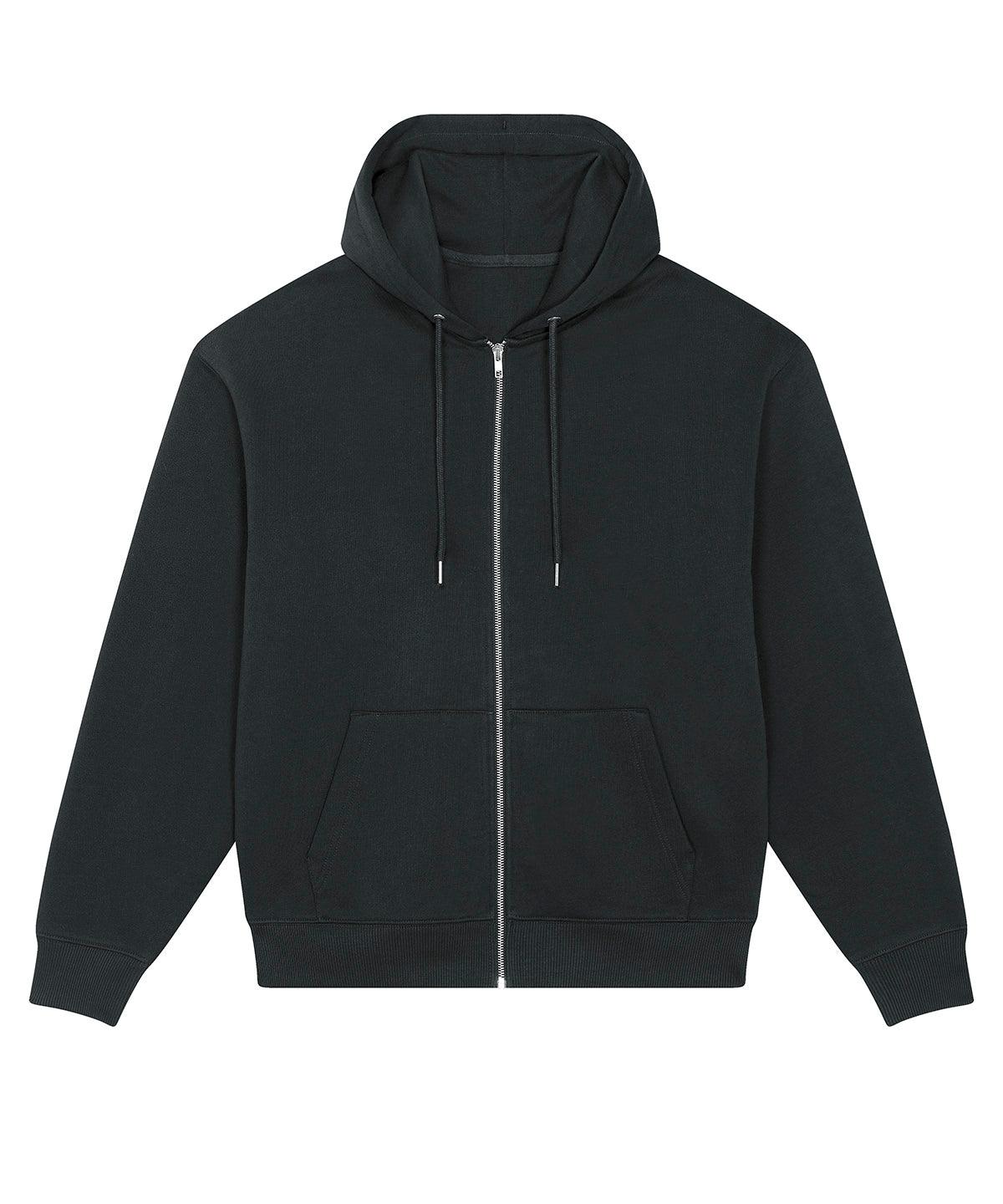 Black - Unisex Locker heavy zip-through sweatshirt (STSU953) Sweatshirts Stanley/Stella Hoodies, Jackets - Fleece, New in, Organic & Conscious, Stanley/ Stella Schoolwear Centres