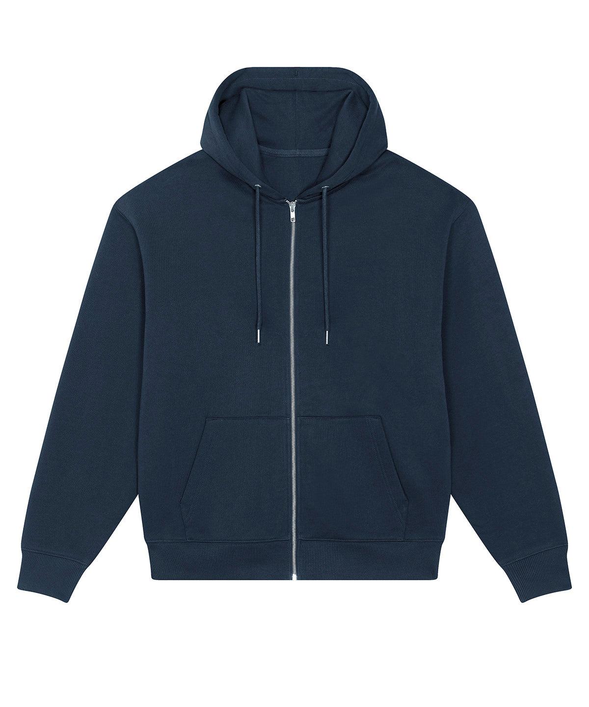 French Navy - Unisex Locker heavy zip-through sweatshirt (STSU953) Sweatshirts Stanley/Stella Hoodies, Jackets - Fleece, New in, Organic & Conscious, Stanley/ Stella Schoolwear Centres