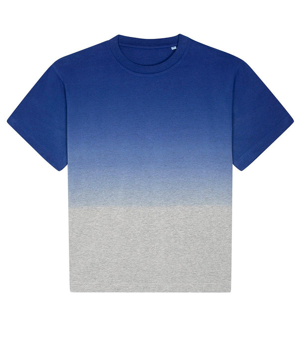 Dip Dye Worker Blue/Heather Grey - Unisex Fuser dip-dye relaxed t-shirt (STTU785) T-Shirts Stanley/Stella New in, Organic & Conscious, Stanley/ Stella, T-Shirts & Vests Schoolwear Centres