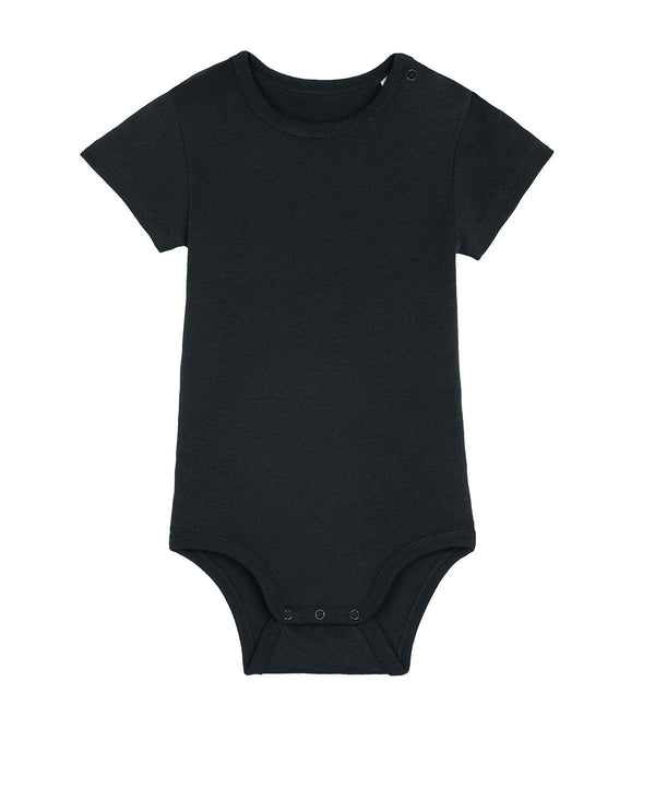 Black - Baby bodysuit (STUB103) Bodysuits Stanley/Stella New Styles for 2023, Organic & Conscious, Rebrandable Schoolwear Centres
