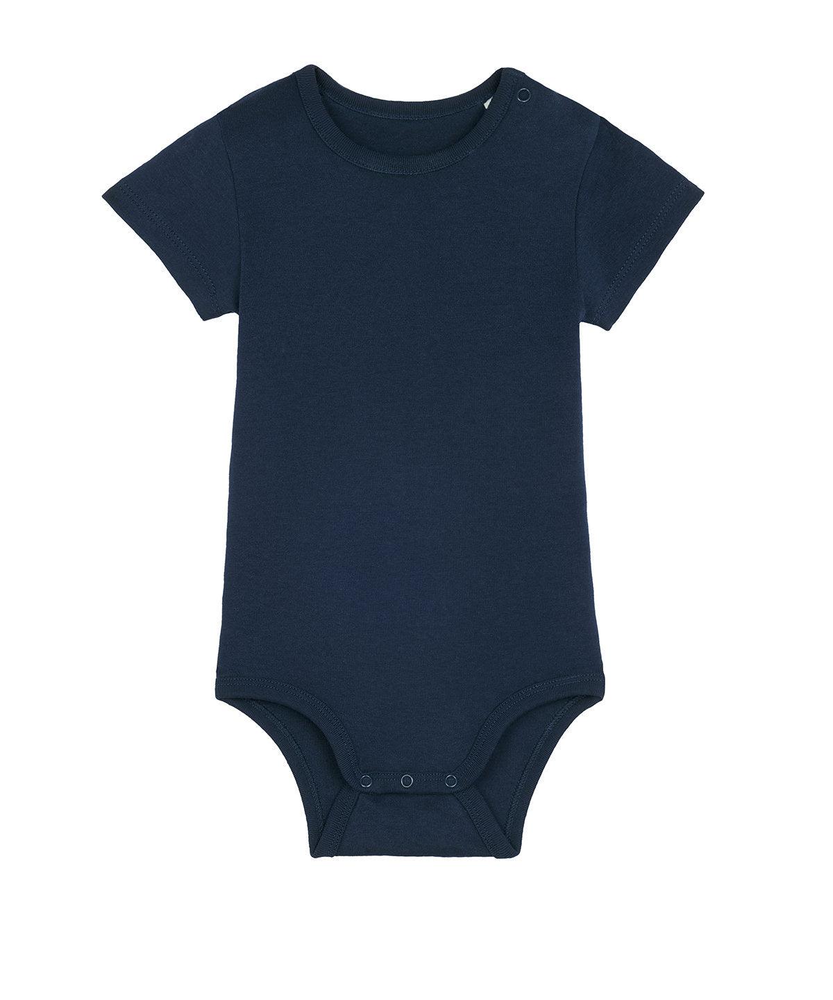 French Navy - Baby bodysuit (STUB103) Bodysuits Stanley/Stella New Styles for 2023, Organic & Conscious, Rebrandable Schoolwear Centres