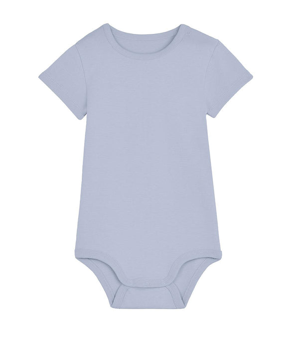 Serene Blue - Baby bodysuit (STUB103) Bodysuits Stanley/Stella New Styles for 2023, Organic & Conscious, Rebrandable Schoolwear Centres