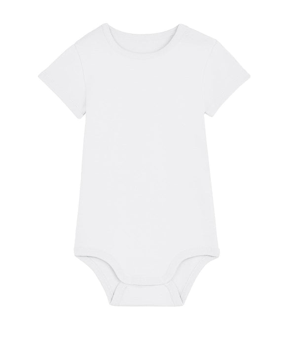 White - Baby bodysuit (STUB103) Bodysuits Stanley/Stella New Styles for 2023, Organic & Conscious, Rebrandable Schoolwear Centres
