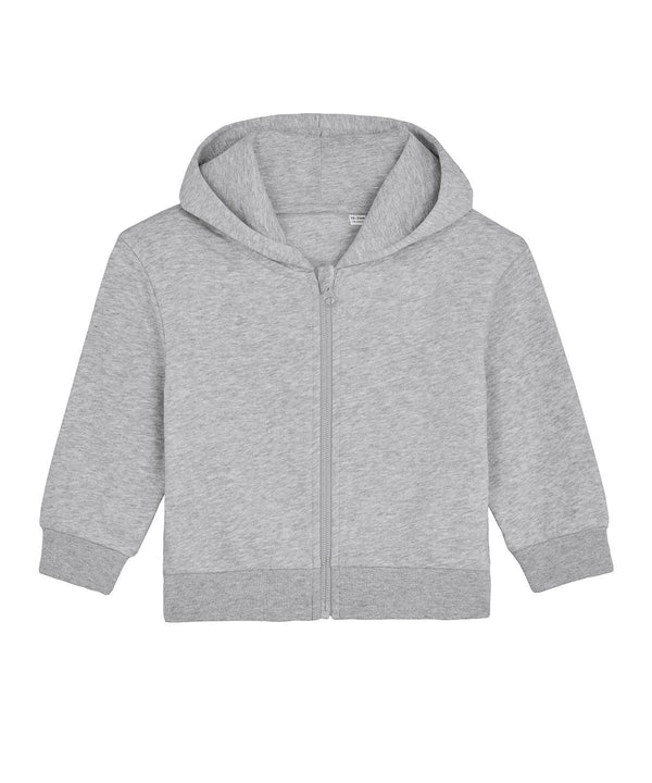 Heather Grey - Baby Connector hoodie zip-through sweatshirt (STSB105) Hoodies Stanley/Stella Home of the hoodie, Hoodies, New Styles for 2023, Organic & Conscious, Rebrandable Schoolwear Centres