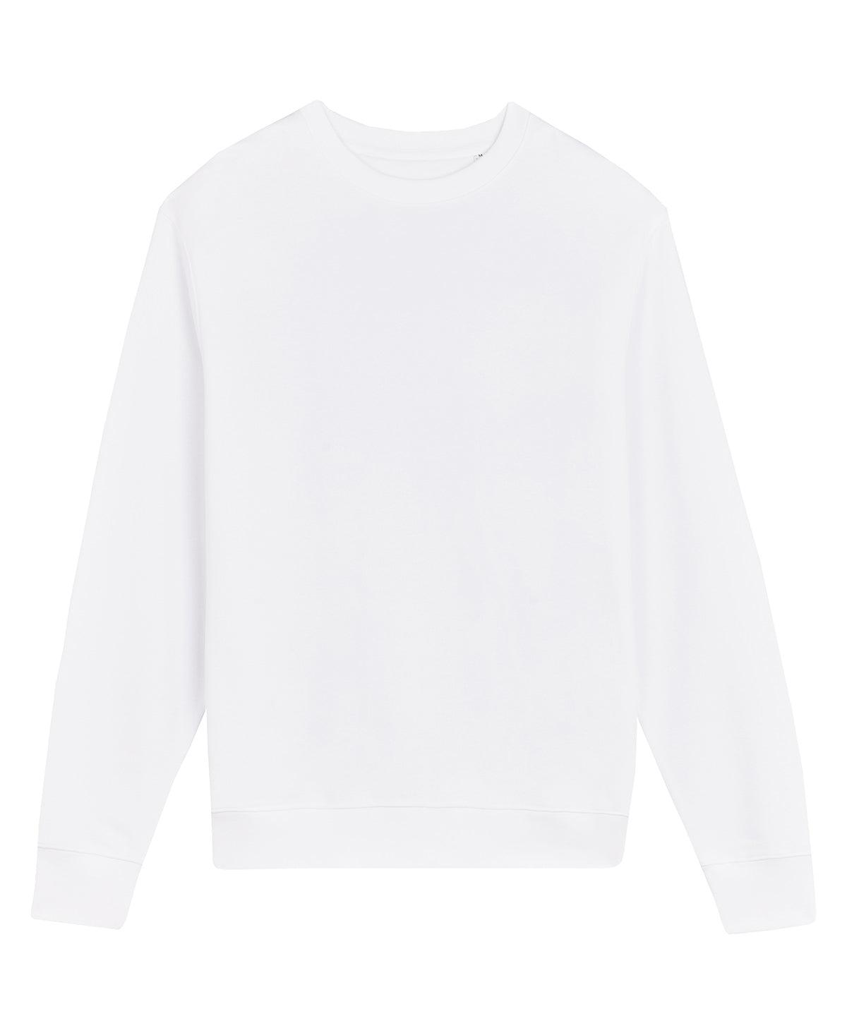 White - Unisex Matcher sweatshirt (STSU799) Sweatshirts Stanley/Stella New Styles for 2023, Organic & Conscious, Plus Sizes, Rebrandable, Sweatshirts Schoolwear Centres