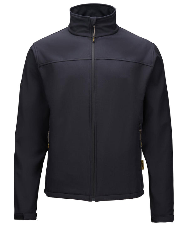 Black - Stanley Teton 2-layer full zip softshell Jackets Stanley Workwear Exclusives, Jackets - Fleece, Lightweight layers, Must Haves, New For 2021, New In Autumn Winter, New In Mid Year, Softshells, Technical Workwear, Workwear Schoolwear Centres