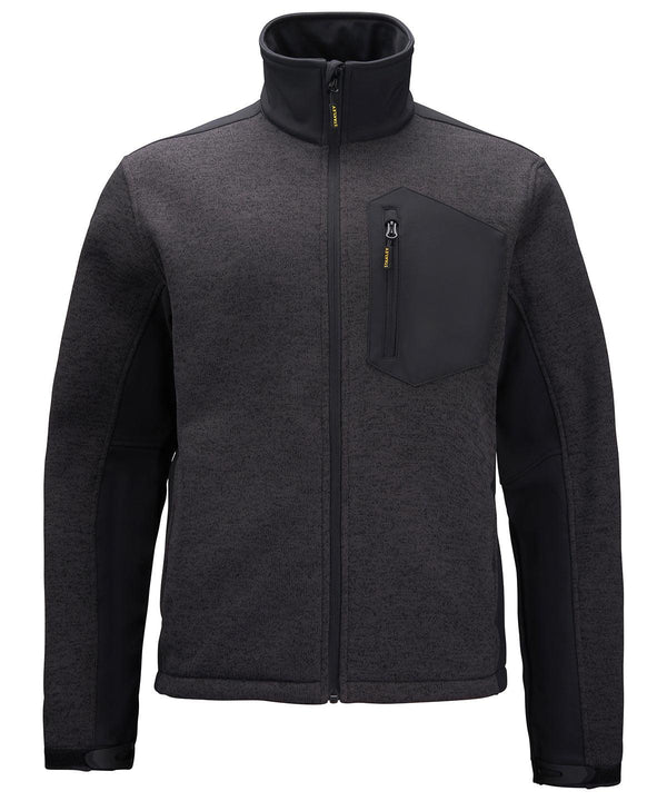 Black - Brady zip-through knitted fleece Jackets Stanley Workwear Exclusives, Jackets & Coats, Jackets - Fleece, Must Haves, New For 2021, New In Autumn Winter, New In Mid Year, Workwear Schoolwear Centres
