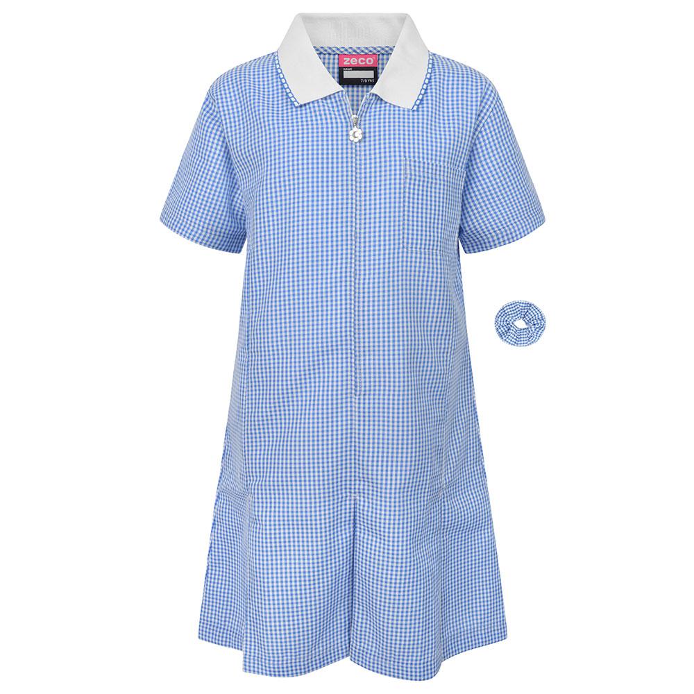 Gingham Summer Dress & Gingham Sun Hat - Schoolwear Centres | School Uniform Centres