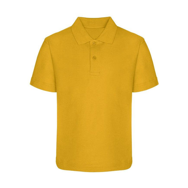St Helen’s Catholic Primary School | Gold (S/S) Polo Shirt with School Logo - Schoolwear Centres | School Uniforms near me