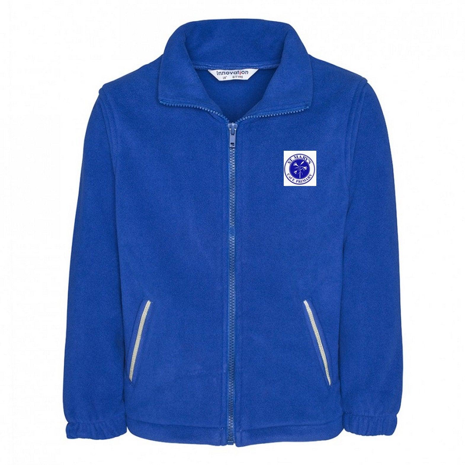 St Mary's C of E Primary School, Prittlewell - Royal Fleece Jackets with School Logo - Schoolwear Centres | School Uniform Centres