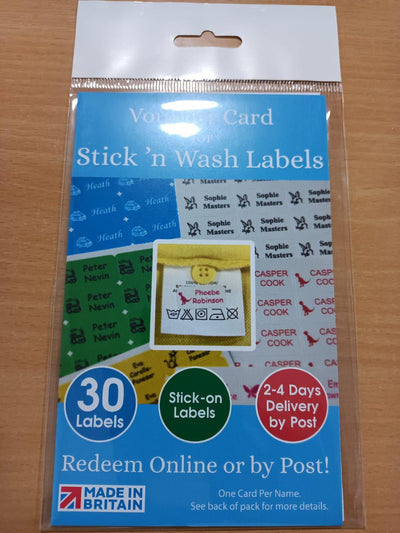 Instant Iron-on-Label | Peel 'N' Stick | Stick' n Wash| Super Sticky | Woven Name Tapes | Permanent Marker Pen | - Schoolwear Centres | School Uniforms near me