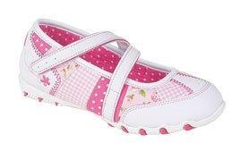 Girls Trainer - White/Pink - Schoolwear Centres | School Uniforms near me