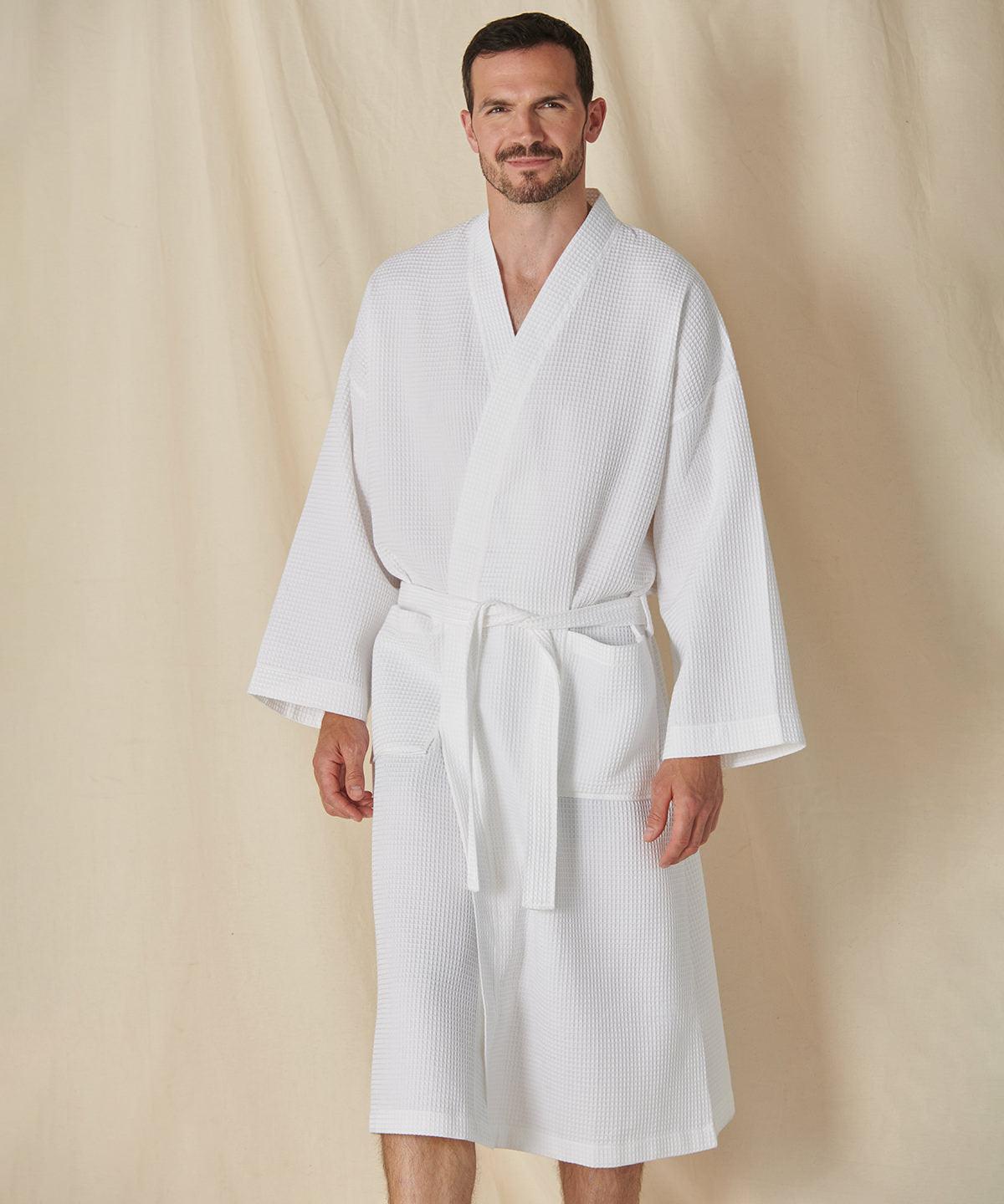 White - Waffle robe Robes Towel City Gifting & Accessories, Homewares & Towelling Schoolwear Centres